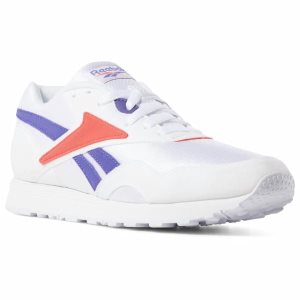 Adidasy Męskie Reebok Rapide Białe/Fioletowe/Czerwone PL 61DAILP